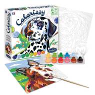 psy, malowanie po numerach, colorizzy, sentosphere